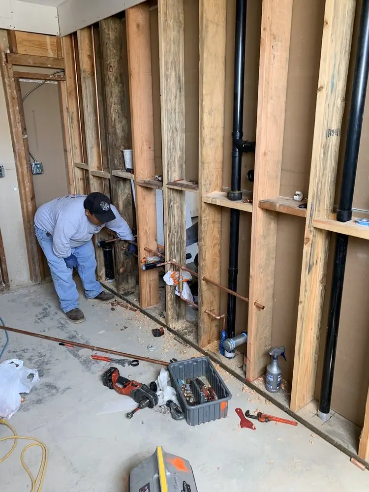 Commercial rough-in plumbing for Gas Line Repair in Hanover